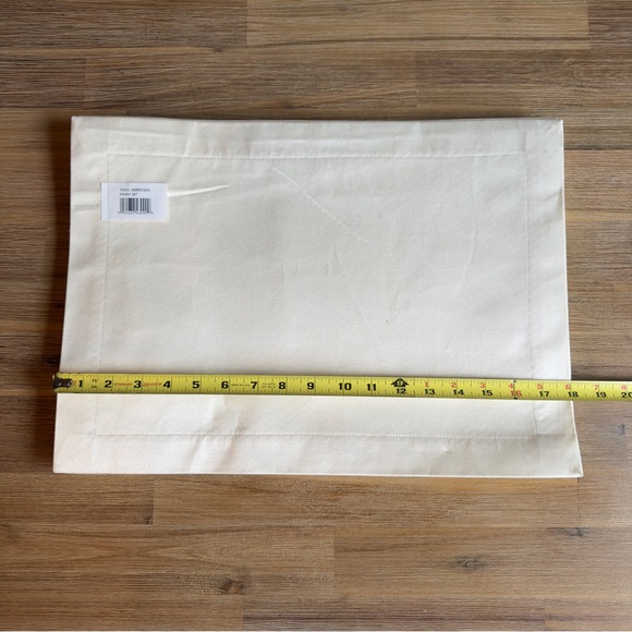 Bed Bath & Beyond Placemats Set Of 12 Ambrosia Textured In Linen And Ivory - Picture 11 of 12